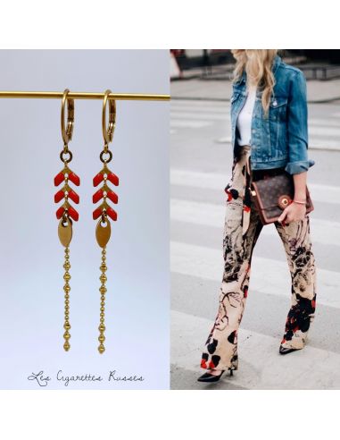 Bo épis rouge chaîne multi