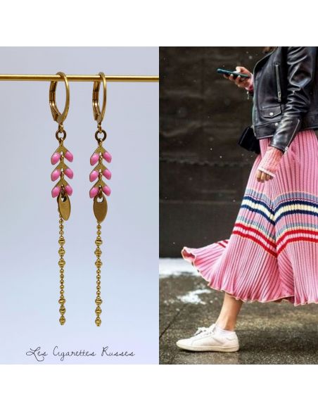 Bo épis rose chaîne multi