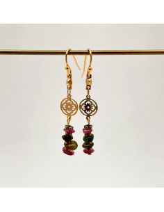Boucles d'oreille piécette...